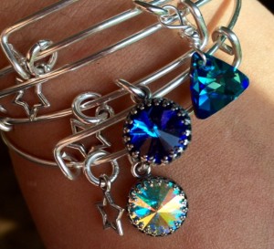 Adjustable Crystal Element Bracelet