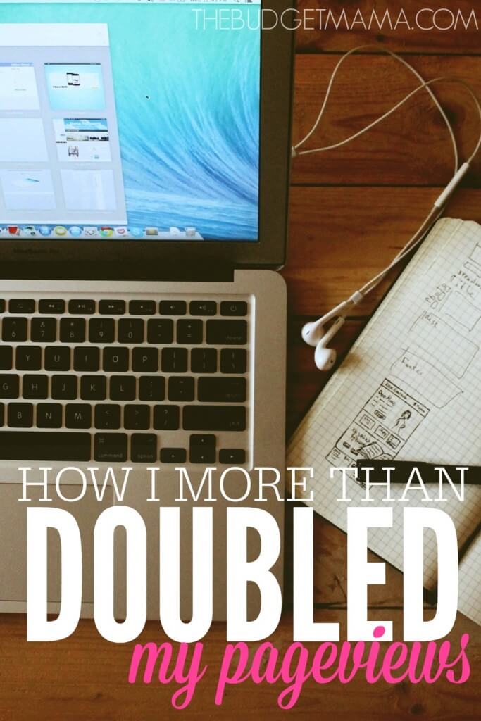 Wondering how to increase your pageviews and your revenues? This is how I more than doubled my pageviews in a little over a month. 