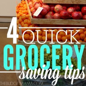 4 Quick Grocery Saving Tips SQ