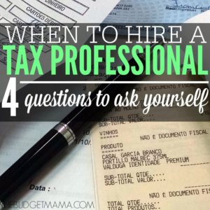 When to Hire a Tax Professional SQ