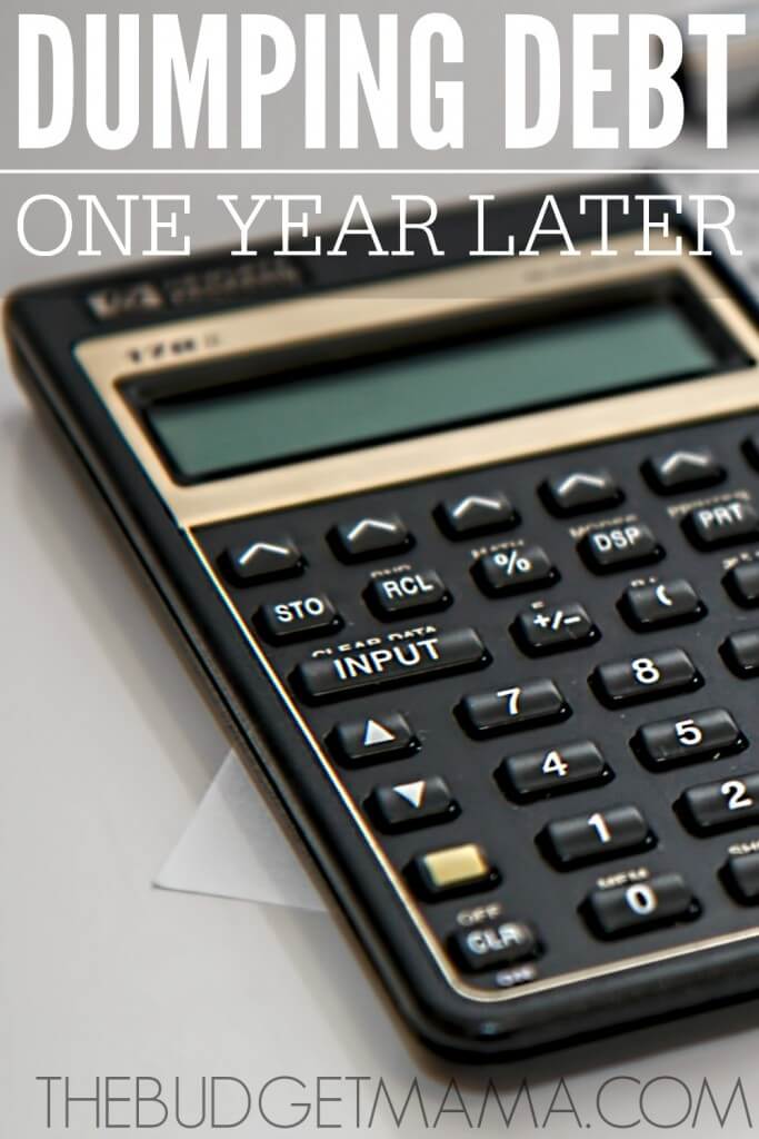 Dumping debt is not easy. It comes will difficult sacrifices. One year ago we made one of those sacrifices. Would we do it again in order to become debt-free?