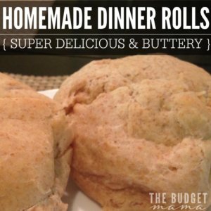 This Homemade Dinner Rolls recipe is the perfect compliment to any meal! It's sweet, buttery, and overall just delicious. Tailor it to fit your taste buds and add it to your meal tonight!