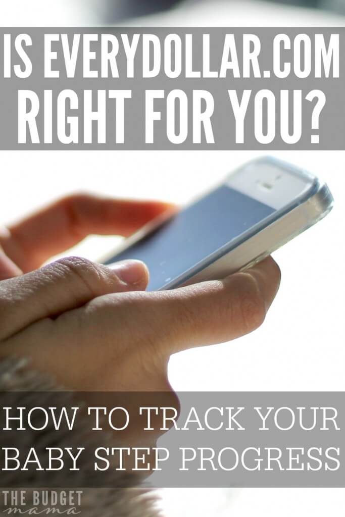 Is EveryDollar.com right for you? this review of Every Dollar will help you determine if using an online budgeting software tool will help you better manage your budget along with helping you track your progress through Dave Ramsey's Baby Steps.