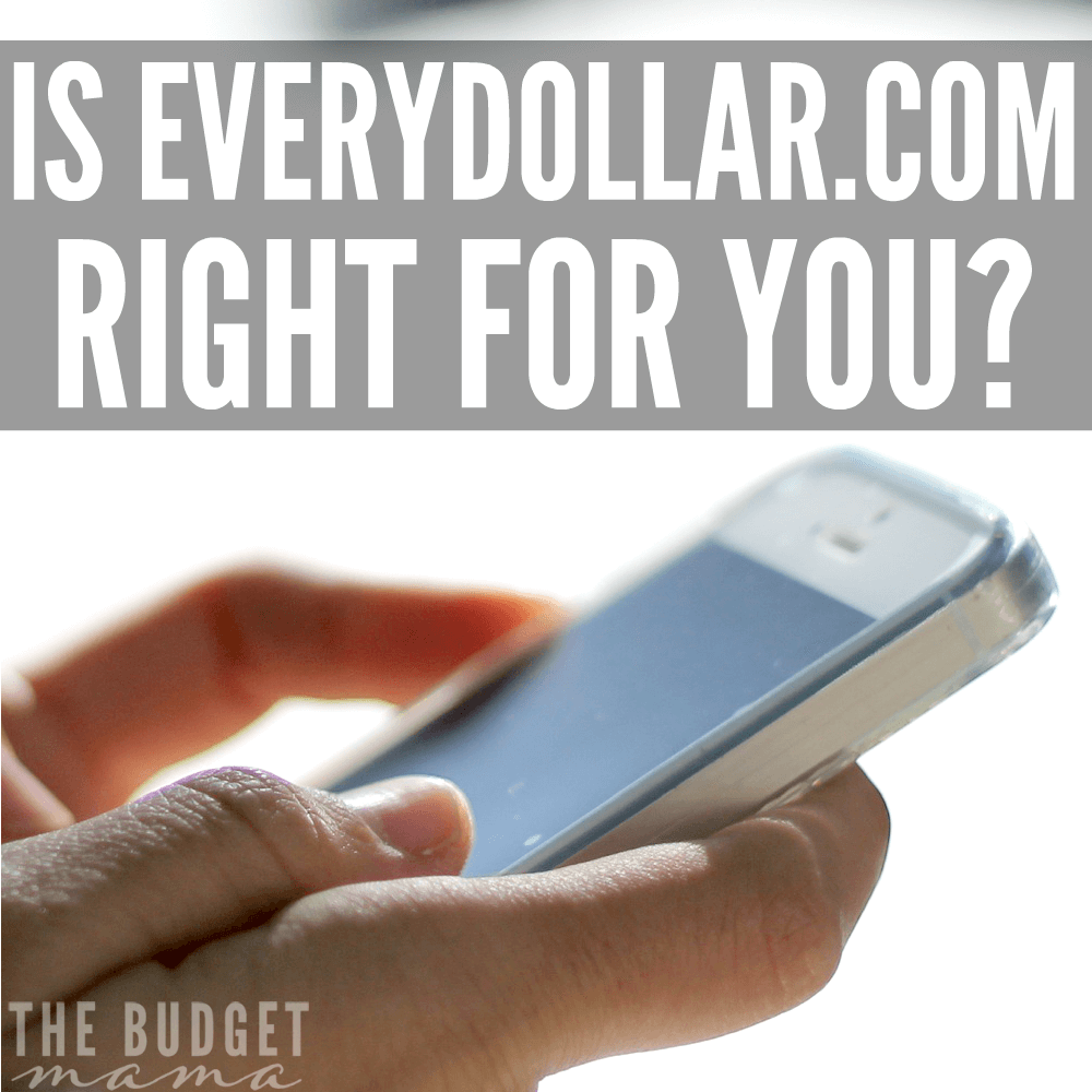 Is EveryDollar.com right for you? this review of Every Dollar will help you determine if using an online budgeting software tool will help you better manage your budget along with helping you track your progress through Dave Ramsey's Baby Steps.