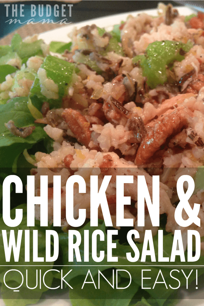 This delicious Chicken and Wild Rice Salad recipe is part of a healthy, clean eating diet and is super quick and easy to make! Make this for dinner and then use the leftovers to make a delicious wrap to take for lunch the next day! 
