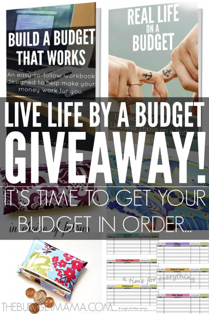 Living a real life by a budget isn't always easy but this "Live Life by a Budget" Giveaway will help give you some of the tools necessary to help make living a real life by a budget more manageable! 