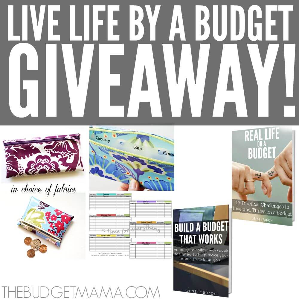 Living a real life by a budget isn't always easy but this "Live Life by a Budget" Giveaway will help give you some of the tools necessary to help make living a real life by a budget more manageable!