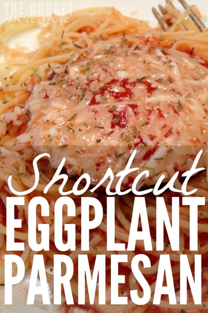 I love eggplant parmesan, but I hate how time consuming it is to prepare and cook. That's why I love this easy, shortcut eggplant parmesan recipe! Makes getting dinner on the table so much easier!