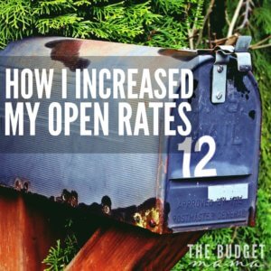 In order to increase my open rates, I had to make a major change with my email lists and I'm so happy that I did! I've not only increased my open and click rates but I've also increased my conversion rates as well! 