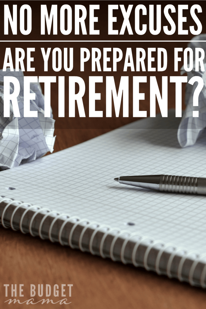 Are you prepared for retirement? No matter your age if you haven't prepared or aren't sure if you've prepared enough, now's the time to get on it! 