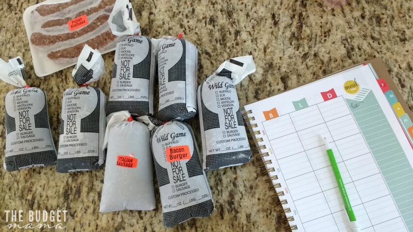 Deer Meat Meal Planning