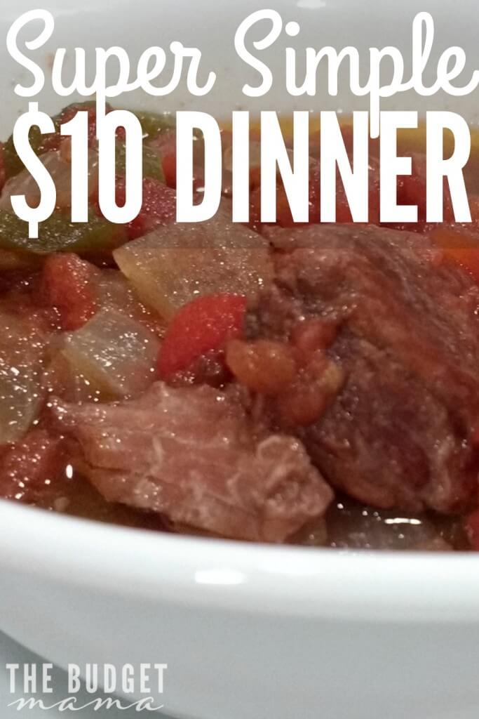 Need an easy meal idea that won't break the bank? This is an easy dump meal idea that will help you stretch your grocery budget and help you get dinner on the table faster!