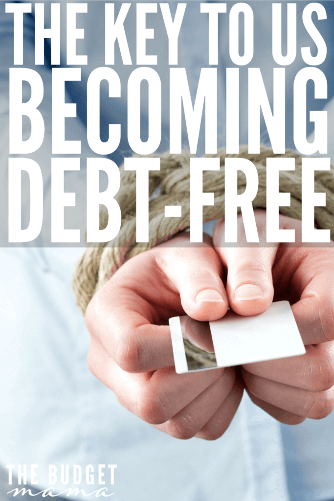 Becoming debt-free has been a goal of ours for a while now, but when we first started on this road, we made one crucial mistake. If you want to become debt-free make sure you make this one change. 