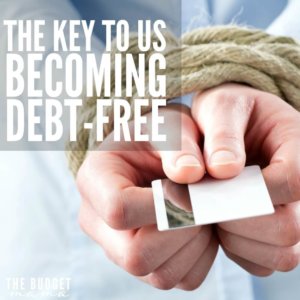 Becoming debt-free has been a goal of ours for a while now, but when we first started on this road, we made one crucial mistake. If you want to become debt-free make sure you make this one change. 