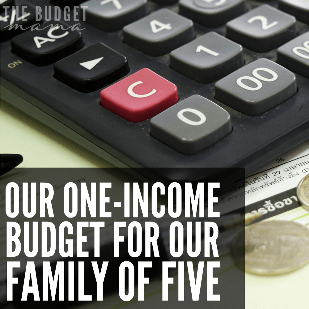 Every year I update this post to include the changes with our family. This is our 2016 one-income budget for our now family of five. Our budget isn't perfect, but this is our real life on a budget.