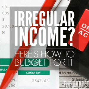 If you have irregular income you know how challenging it can be to budget for it. This is a simple way to make budgeting for your irregular income easier.