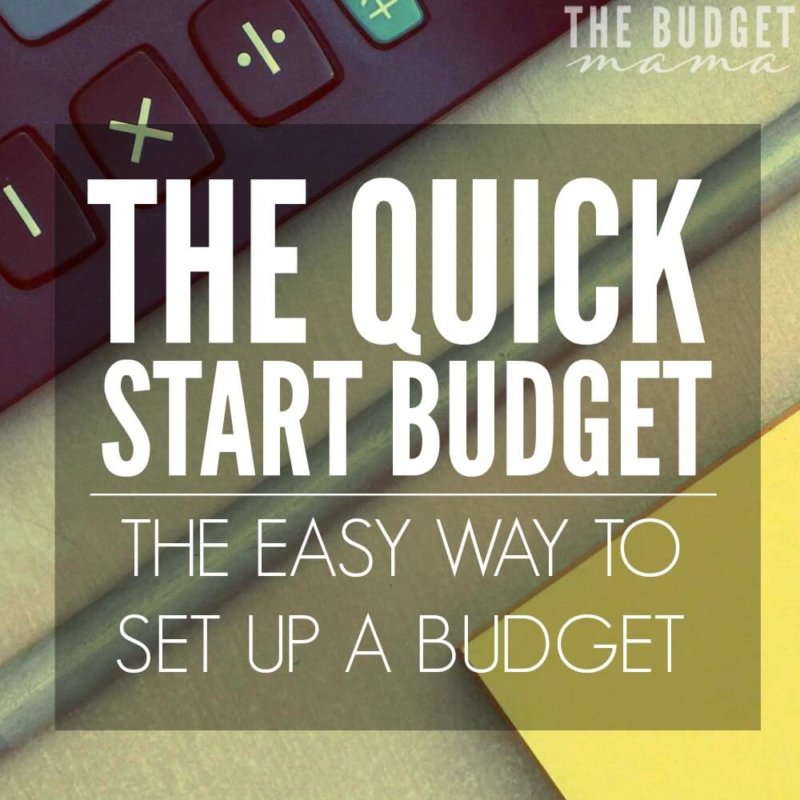 This quick start budget will make setting up a budget super easy especially if you've never set one up before. It's also perfect for the budgeting impaired. :)
