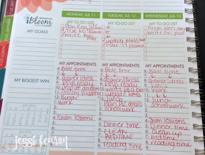 iBloom planner