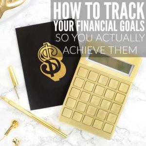 You know you should have financial goals in place and you probably already do, but how to track your financial goals once you've made them? If you don't already have a system for tracking your financial goal progress this may help to give you some ideas!