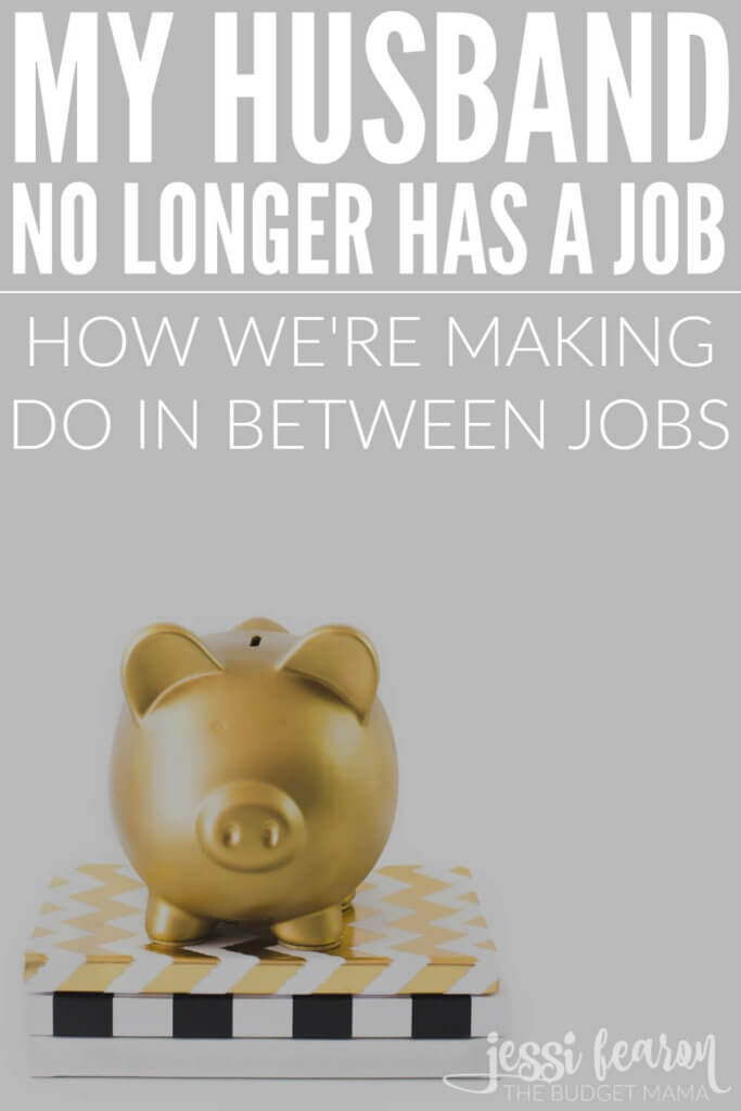 When you're in between jobs or your spouse is, it can be a challenging time financially. And now that my husband quit his steady paycheck in pursuit of his own business, we're working to stretch our money even further. 