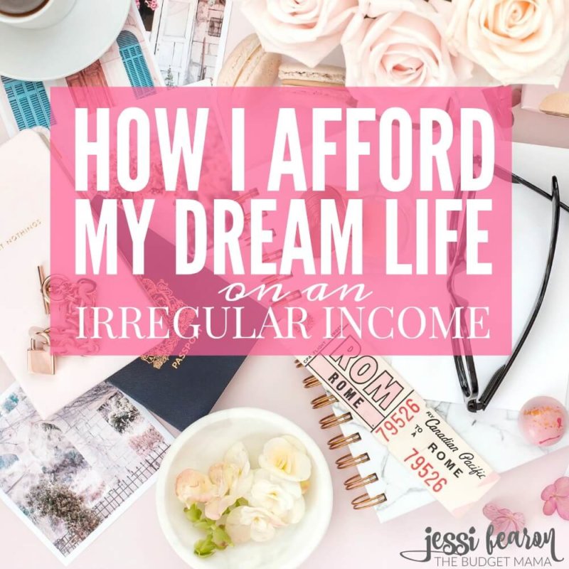 How I learned to afford my dream life on irregular income; Wondering how you can make your dreams a reality with irregular income? This is a great post on how one girl learned to do it all while living in NYC!