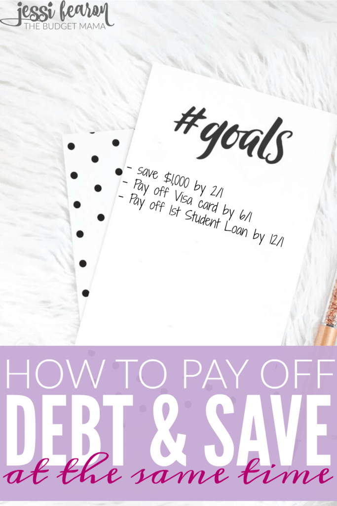 In debt? Baby on the way? Want to pay off debt and save money at the same time? Believe or not, it's totally possible to live life, pay off debt, and save money.