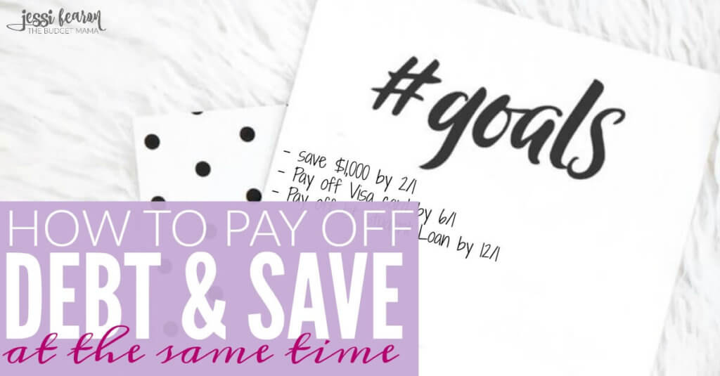 In debt? Baby on the way? Want to pay off debt and save money at the same time? Believe or not, it's totally possible to live life, pay off debt, and save money.