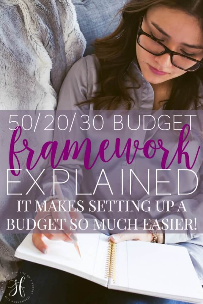 The 50/20/30 budget explained - it makes setting up a budget so much easier!