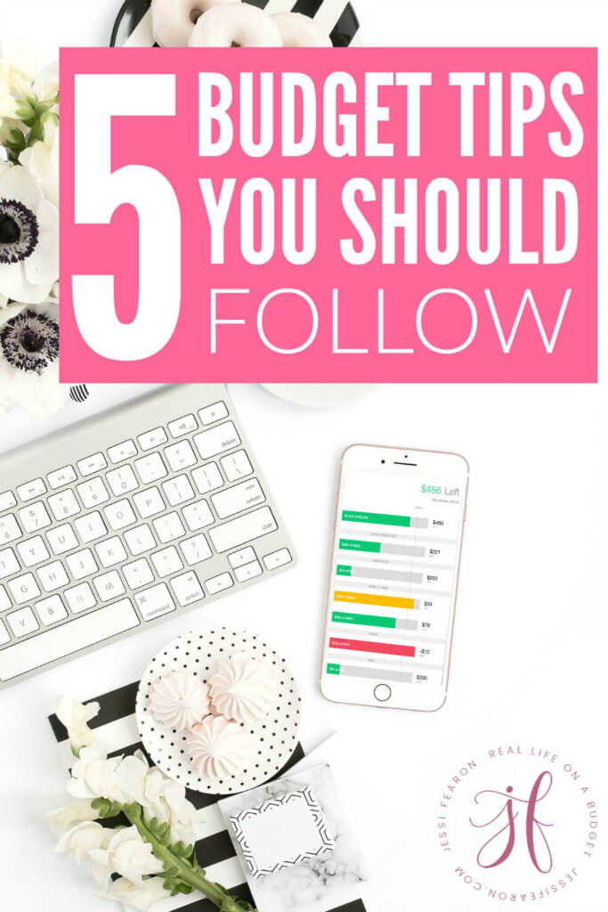 Figuring out what budget advice to follow is tough. These 5 tips will help you figure out exactly the budget tips you should follow and how to make the most out of your money.