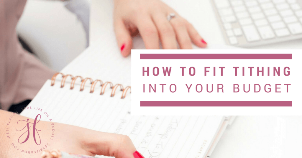 It's difficult to tithe when you feel as if your budget is already as tight as it can go. But if you're wondering how to fit tithing into your budget, this will help figure out a way!