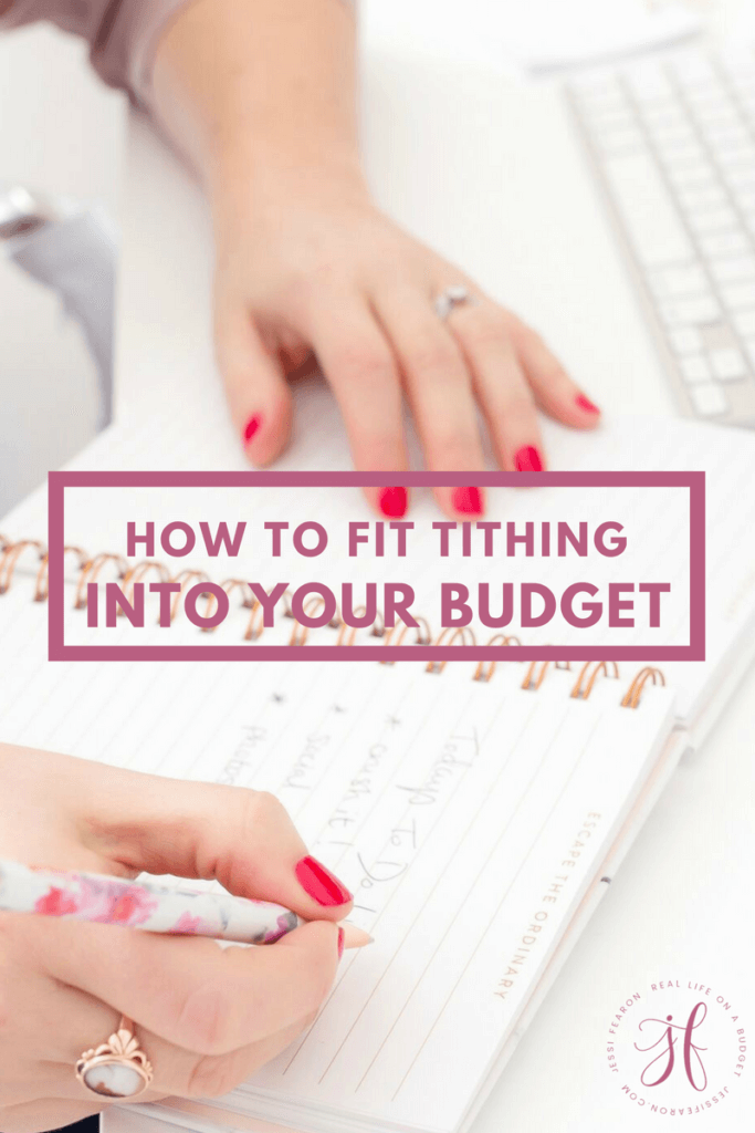 It's difficult to tithe when you feel as if your budget is already as tight as it can go. But if you're wondering how to fit tithing into your budget, this will help figure out a way!