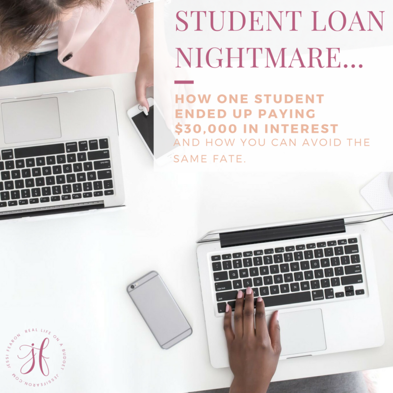 Have you been paying attention to your student loans? If not, you could end up paying tens of thousands of dollars in just interest! This girl did!