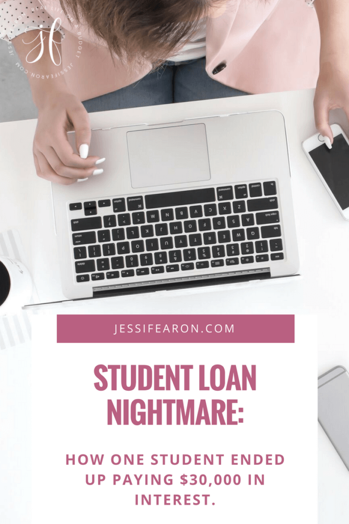 Have you been paying attention to your student loans? If not, you could end up paying tens of thousands of dollars in just interest! This girl did!
