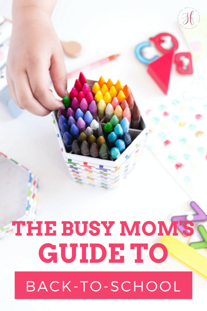 BACK TO SCHOOL TIME??!! If you're a mom with young kids, this is a MUST read!! Simple and to the point with great advice and resources to help the overwhelmed mom for getting ready for back to school season!