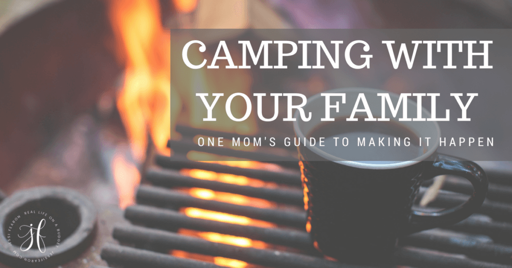 As a mom of three littles, I know how hard it came appear to make this happen but it can happen! How to go camping with your family and not lose your sanity