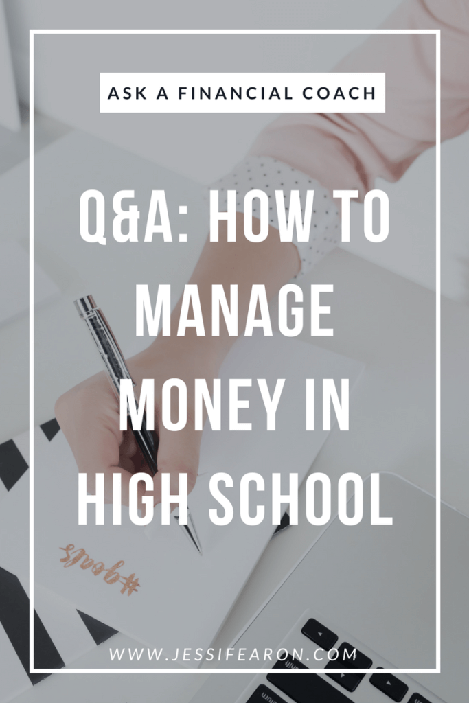A financial coach answers these high school students most asked questions about managing money. Make sure you share this money advice for high school students with your student!