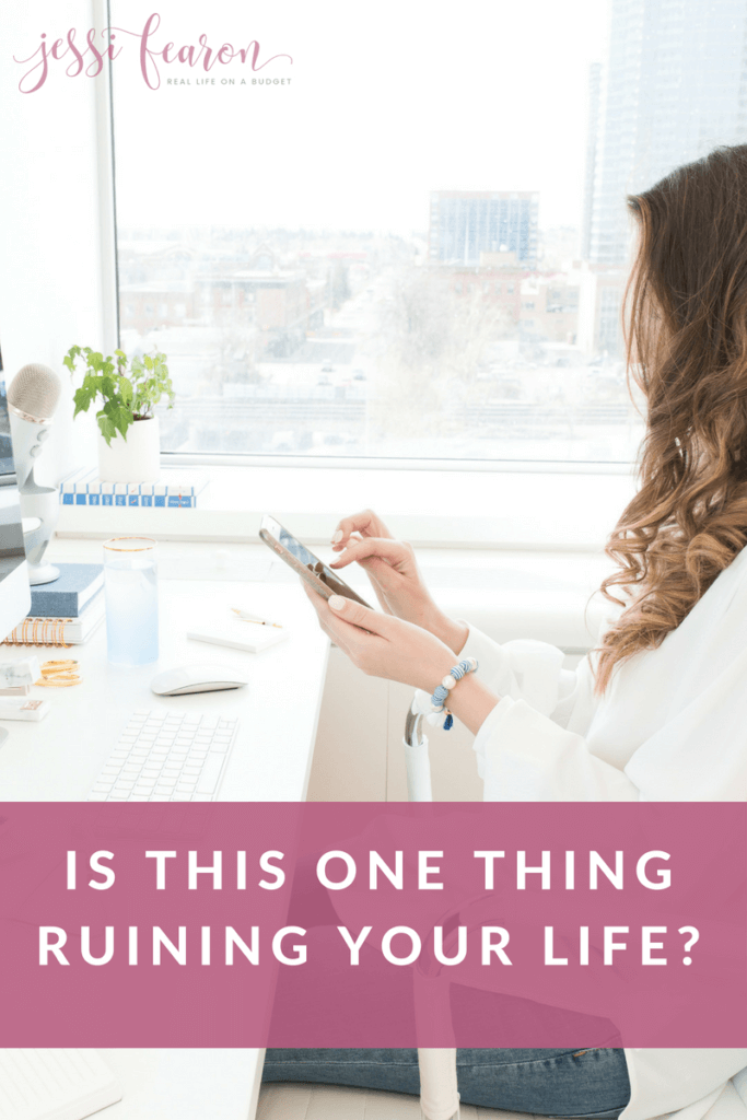Are you ruining your life with this one thing? I know that it's been the cause of a lot of destructive behavior in my life and it's time to stop it. 