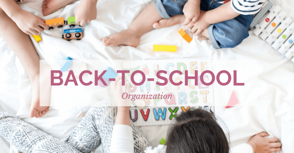 Struggling with back to school organization? Here are just a few simple hacks that you can try to give your household a little peace for back to school time!