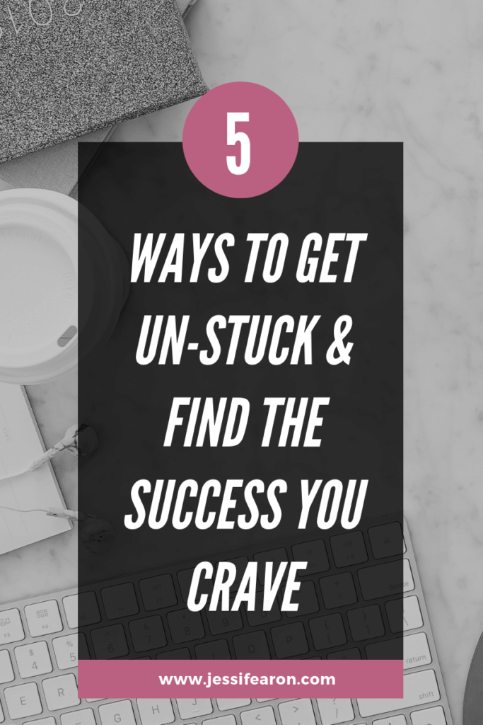 Want to find success but feel stuck? Feel like you can't get ahead no matter how hard you try. Whatever you do, don't fall into this trap that I did. Instead use these 5 things to get unstuck and find the success you crave. 