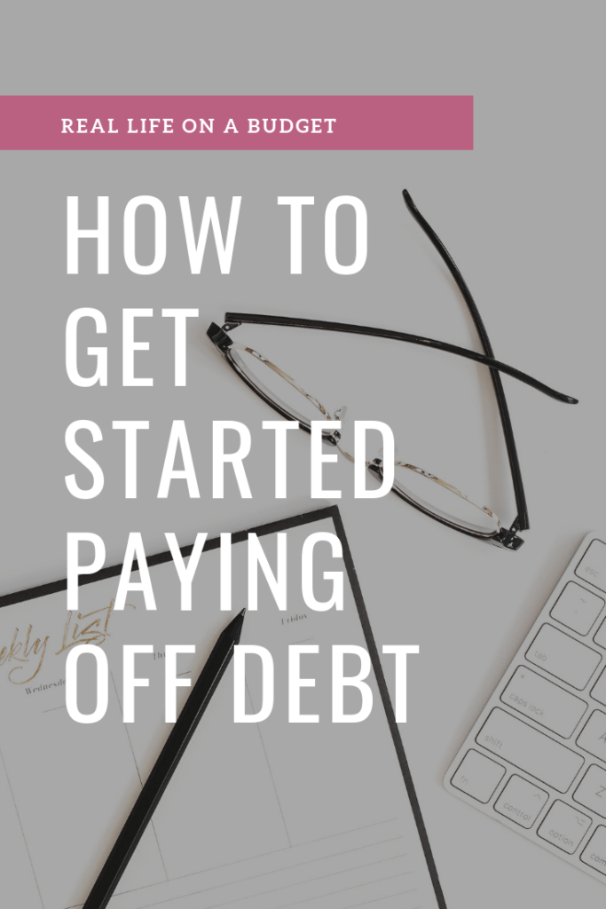 Want to start the debt-free journey but have no idea how to get there? This is how to get started paying off debt so you can realize your financial freedom goals. 