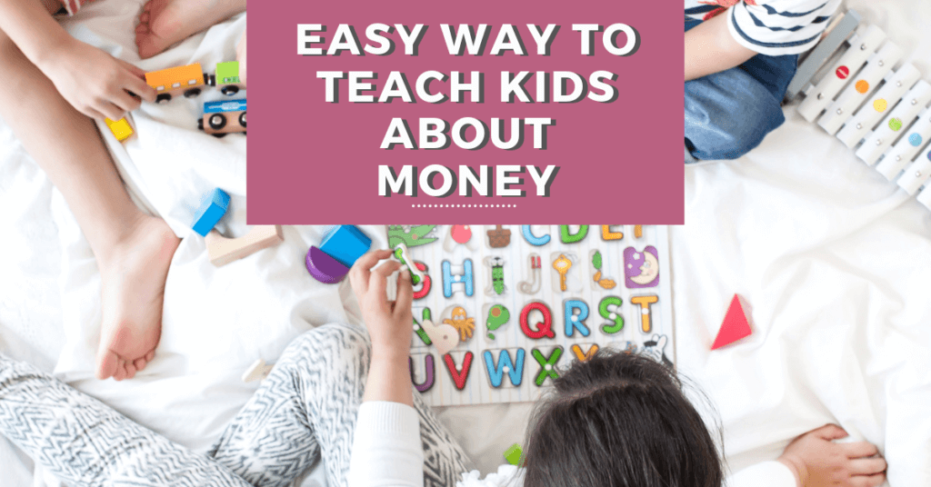 Teaching kids about money doesn't have to be hard. This method is how to teach kids about money the easy way!