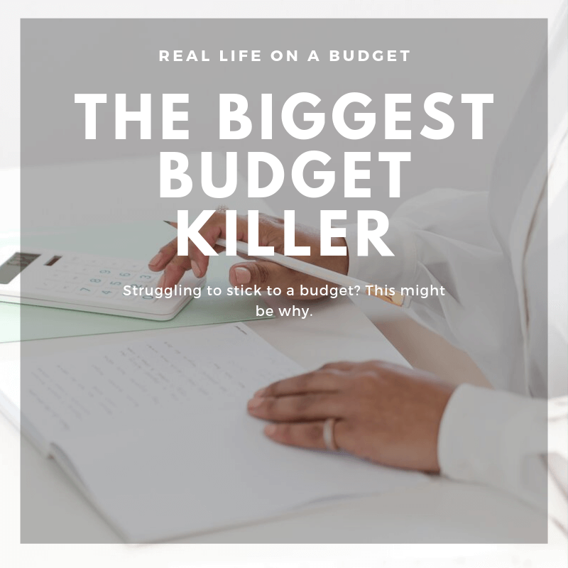 If you struggle with sticking to a budget, this might be why. This budget killer is usually what causes most folks to struggle with managing money.
