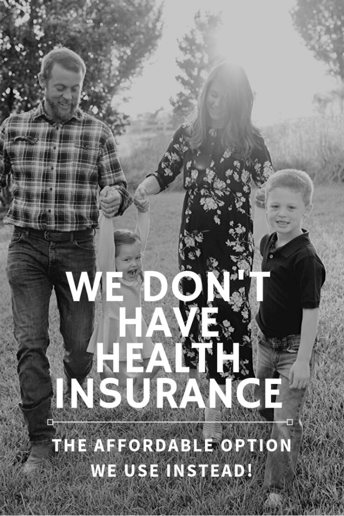 Looking for affordable health insurance but struggling to find any? That was us. So instead, we don't have insurance and have this instead.