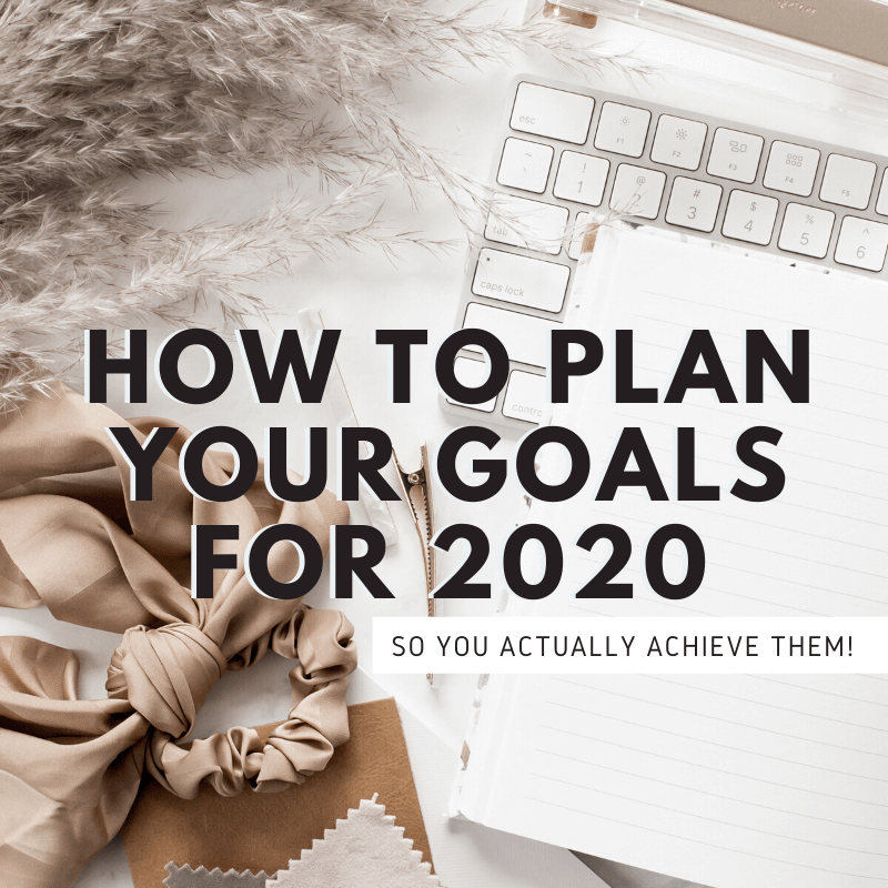 Wondering how to plan goals so you actually achieve them this year? This process is incredible for planning out and setting goals!