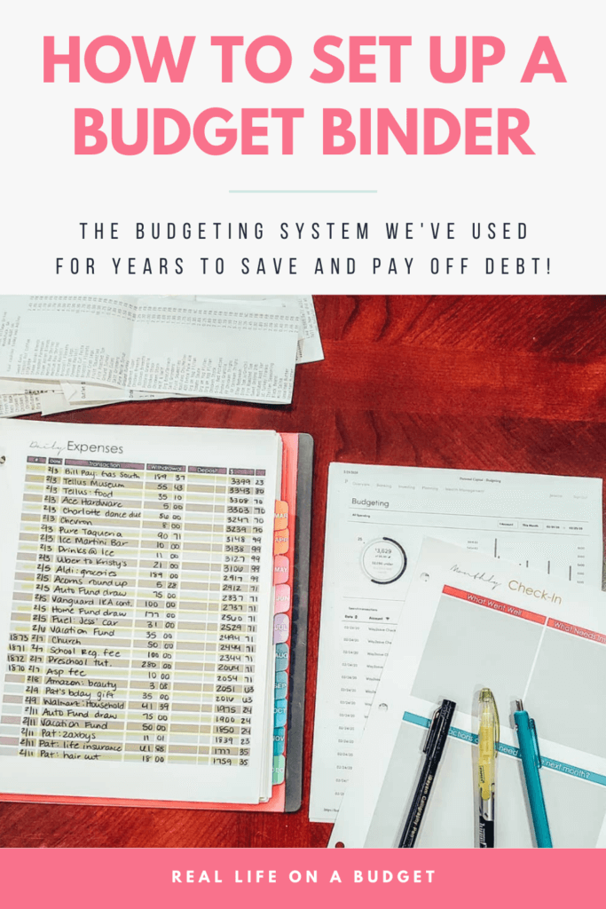 Need to get your finances organized? This is how to set up a budget binder for your household so you can keep on top of everything!