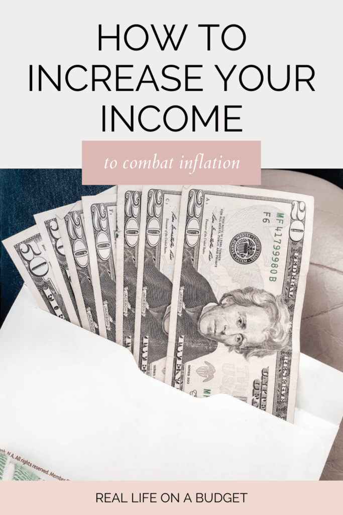 There are two ways to control your money are to reduce expenses or increase income. In times of high inflation it's important to do both.