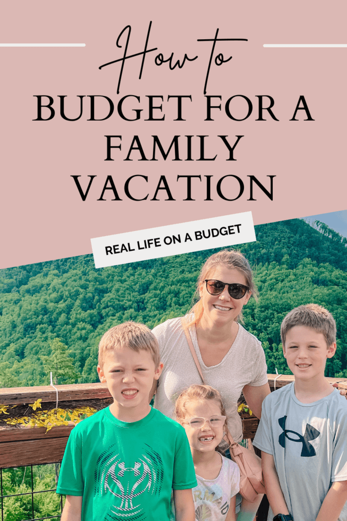 Budgeting for a family vacation doesn't have to be complicated! Let's budget for a family vacation together!