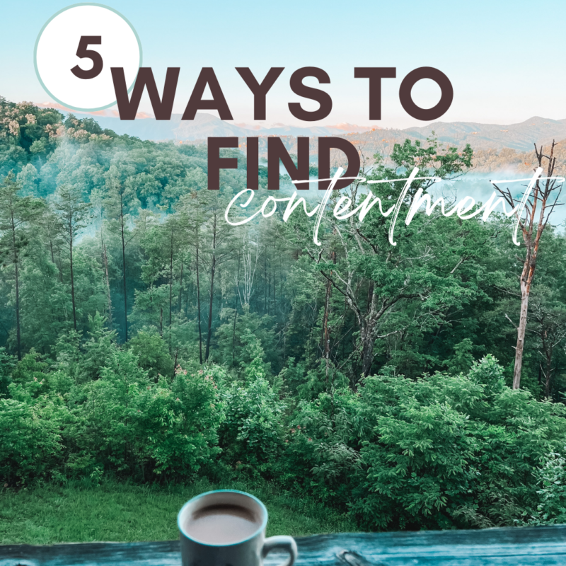 It's hard to be content right now with high inflation but here's how to find contentment even when it's hard.