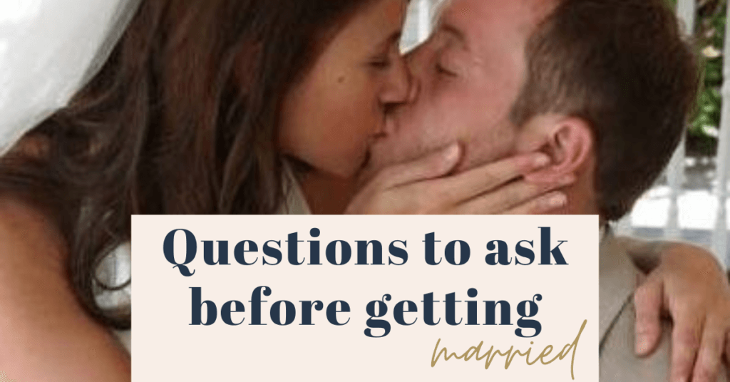 We've been married for 13 years. Here are 5 questions to ask before getting married that either helped us or would have been helpful to ask beforehand!