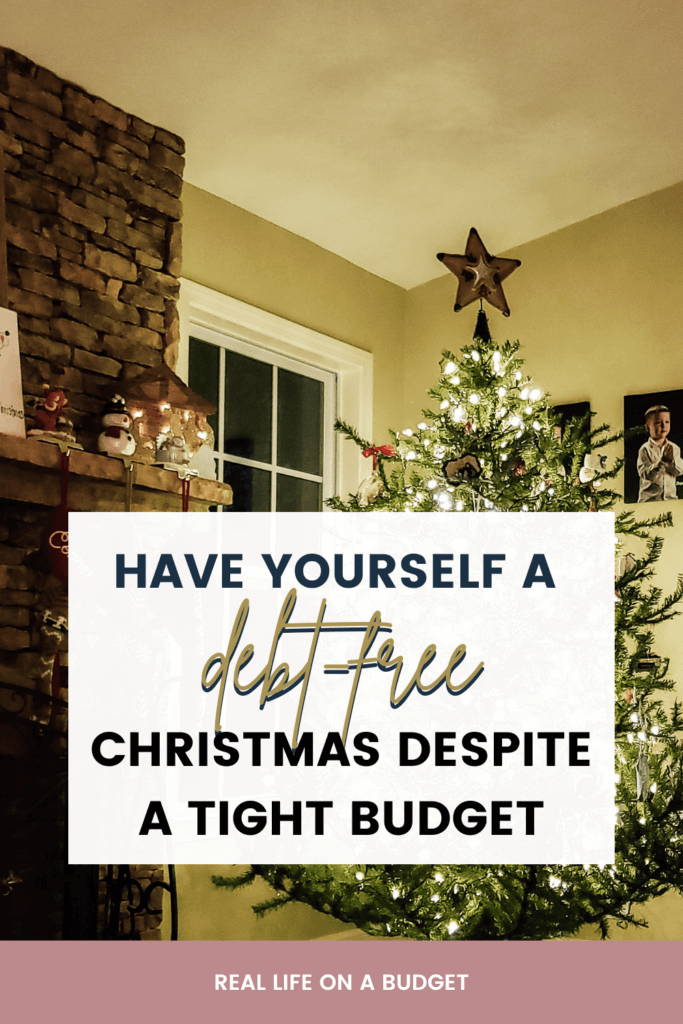 Yes, you can still have a debt-free Christmas on a tight budget. It might look different than years past but it's possible!
